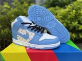 2023.7 Supreme x Authentic Nike SB Dunk High“blue” Men And Women Shoes -ZL (11)