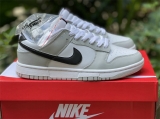 2023.7 (95% Authentic)Nike SB Dunk Low “Gray and white lottery tickets”Men And Women Shoes -ZL (68)