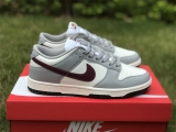 2023.7 (95% Authentic)Nike SB Dunk Low “Grey White”Men And Women Shoes -ZL (183)