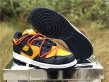 2023.7 OFF-WHITE x Authentic Nike dunk SB Low “University Gold”Men And Women Shoes-ZL (40)