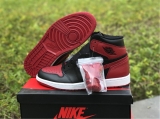 2023.7 (OG better)Authentic Air Jordan 1 High “Banned”Men Shoes-ZL