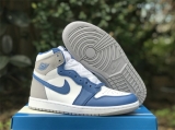 2023.7 (OG better)Authentic Air Jordan 1 High “True Blue”Men Shoes-ZL