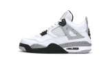 2023.7 (95% Authentic) Air Jordan 4 “White Cement” Men Shoes-G (20)