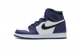 2023.7 (PK cheaper) Authentic Air Jordan 1 High “Court Purple” Men Shoes-FK (9)