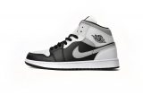 2023.8 Super Max Perfect Jordan 1 Mid “White Shadow”Men And Women Shoes-ZL (62)