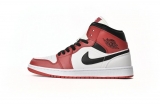 2023.8 Super Max Perfect Jordan 1 Mid “Gym Red”Men And Women Shoes-ZL (75)