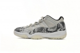 2023.8 (95% Authentic)Air Jordan 11 Low “Light Bone Snakeskin”Men Shoes -ZL (7)