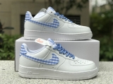 2023.9 Super Max Perfect Nike Air Force 1 “Blue Gingham”Men And Women Shoes(95%Authentic) -ZL (8)