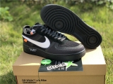 2023.9  (OG better)OFF-WHITE x Authentic Nike Air Force 1 “Black”Men Shoes-ZL960 (45)