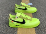 2023.9 (PK cheaper)OFF-WHITE x Authentic Nike Air Force 1 “Volt”Men Shoes-ZL800 (52)