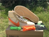 2023.9 OFF-WHITE x Authentic Nike Blazer Mid “All Hallows Eve” Men Shoes-ZLOG800 (59)