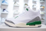 2023.9 (95% Authentic) Air Jordan 3 “Lucky Green” Men Shoes-G (12)