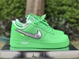2023.9 (95% Authentic)OFF-WHITE x Nike Air Force 1 “Light Green Spark”Men Shoes-ZL600 (3)