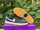 2023.9 Authentic quality Nike SB Dunk Low “Black Gum”Men Shoes -ZL (107)