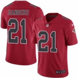 Men's Nike Atlanta Falcons #21 Deion Sanders Limited Red Rush Vapor Untouchable NFL Jersey