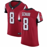 Men's Nike Atlanta Falcons #8 Matt Schaub Red Team Color Vapor Untouchable Elite Player NFL Jersey