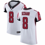 Men's Nike Atlanta Falcons #8 Matt Schaub White Vapor Untouchable Elite Player NFL Jersey