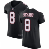 Men's Nike Atlanta Falcons #8 Matt Schaub Black Alternate Vapor Untouchable Elite Player NFL Jersey