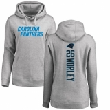 NFL Women's Nike Carolina Panthers #26 Daryl Worley Ash Backer Pullover Hoodie