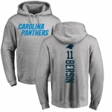 NFL Nike Carolina Panthers #11 Brenton Bersin Ash Backer Pullover Hoodie