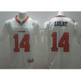 CFL BC Lions #14 Travis Lulay White Jersey