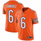 Youth Nike Chicago Bears #6 Mark Sanchez Limited Orange Rush Vapor Untouchable NFL Jersey