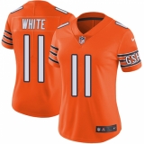 Women's Nike Chicago Bears #11 Kevin White Limited Orange Rush Vapor Untouchable NFL Jersey