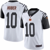Youth Nike Cincinnati Bengals #10 Kevin Huber Limited White Rush Vapor Untouchable NFL Jersey