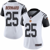 Women's Nike Cincinnati Bengals #25 Giovani Bernard Limited White Rush Vapor Untouchable NFL Jersey