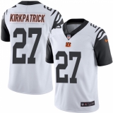 Men's Nike Cincinnati Bengals #27 Dre Kirkpatrick Limited White Rush Vapor Untouchable NFL Jersey