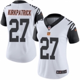 Women's Nike Cincinnati Bengals #27 Dre Kirkpatrick Limited White Rush Vapor Untouchable NFL Jersey