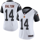 Women's Nike Cincinnati Bengals #14 Andy Dalton Limited White Rush Vapor Untouchable NFL Jersey