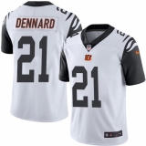 Men's Nike Cincinnati Bengals #21 Darqueze Dennard Limited White Rush Vapor Untouchable NFL Jersey