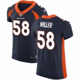 Men's Nike Denver Broncos #58 Von Miller Navy Blue Alternate Vapor Untouchable Elite Player NFL Jersey