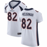 Men's Nike Denver Broncos #82 Jeff Heuerman White Vapor Untouchable Elite Player NFL Jersey
