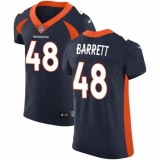Men's Nike Denver Broncos #48 Shaquil Barrett Navy Blue Alternate Vapor Untouchable Elite Player NFL Jersey