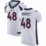 Men's Nike Denver Broncos #48 Shaquil Barrett White Vapor Untouchable Elite Player NFL Jersey