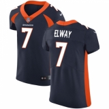 Men's Nike Denver Broncos #7 John Elway Navy Blue Alternate Vapor Untouchable Elite Player NFL Jersey