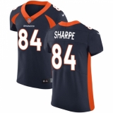 Men's Nike Denver Broncos #84 Shannon Sharpe Navy Blue Alternate Vapor Untouchable Elite Player NFL Jersey