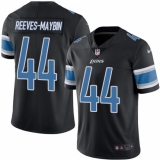 Men's Nike Detroit Lions #44 Jalen Reeves-Maybin Elite Black Rush Vapor Untouchable NFL Jersey