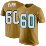 NFL Men's Nike Jacksonville Jaguars #60 A. J. Cann Gold Rush Pride Name & Number T-Shirt