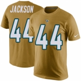 NFL Men's Nike Jacksonville Jaguars #44 Myles Jack Gold Rush Pride Name & Number T-Shirt