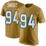 NFL Men's Nike Jacksonville Jaguars #94 Dawuane Smoot Gold Rush Pride Name & Number T-Shirt