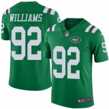 Youth Nike New York Jets #92 Leonard Williams Limited Green Rush Vapor Untouchable NFL Jersey