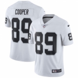 Men's Nike Oakland Raiders #89 Amari Cooper White Vapor Untouchable Limited Player NFL Jersey