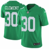 Youth Nike Philadelphia Eagles #30 Corey Clement Limited Green Rush Vapor Untouchable NFL Jersey
