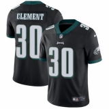 Men's Nike Philadelphia Eagles #30 Corey Clement Black Alternate Vapor Untouchable Limited Player NFL Jersey