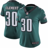 Women's Nike Philadelphia Eagles #30 Corey Clement Midnight Green Team Color Vapor Untouchable Limited Player NFL Jersey