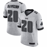 Men's Nike Philadelphia Eagles #20 Brian Dawkins Limited Gray Gridiron II NFL Jersey