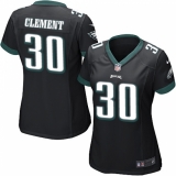 Women's Nike Philadelphia Eagles #30 Corey Clement Game Black Alternate NFL Jersey